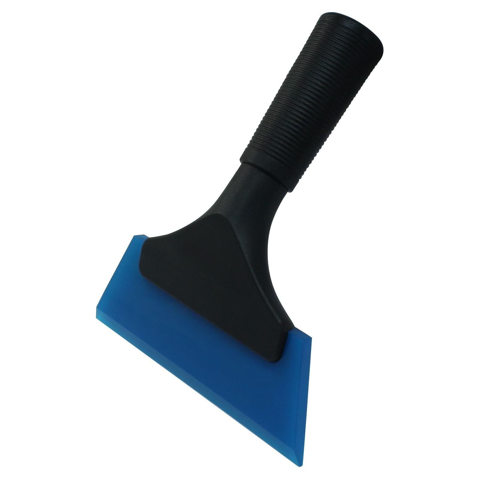 Hordion 2 Pcs Small Squeegee 5 Inch, Rubber Blade Window Tint Blue