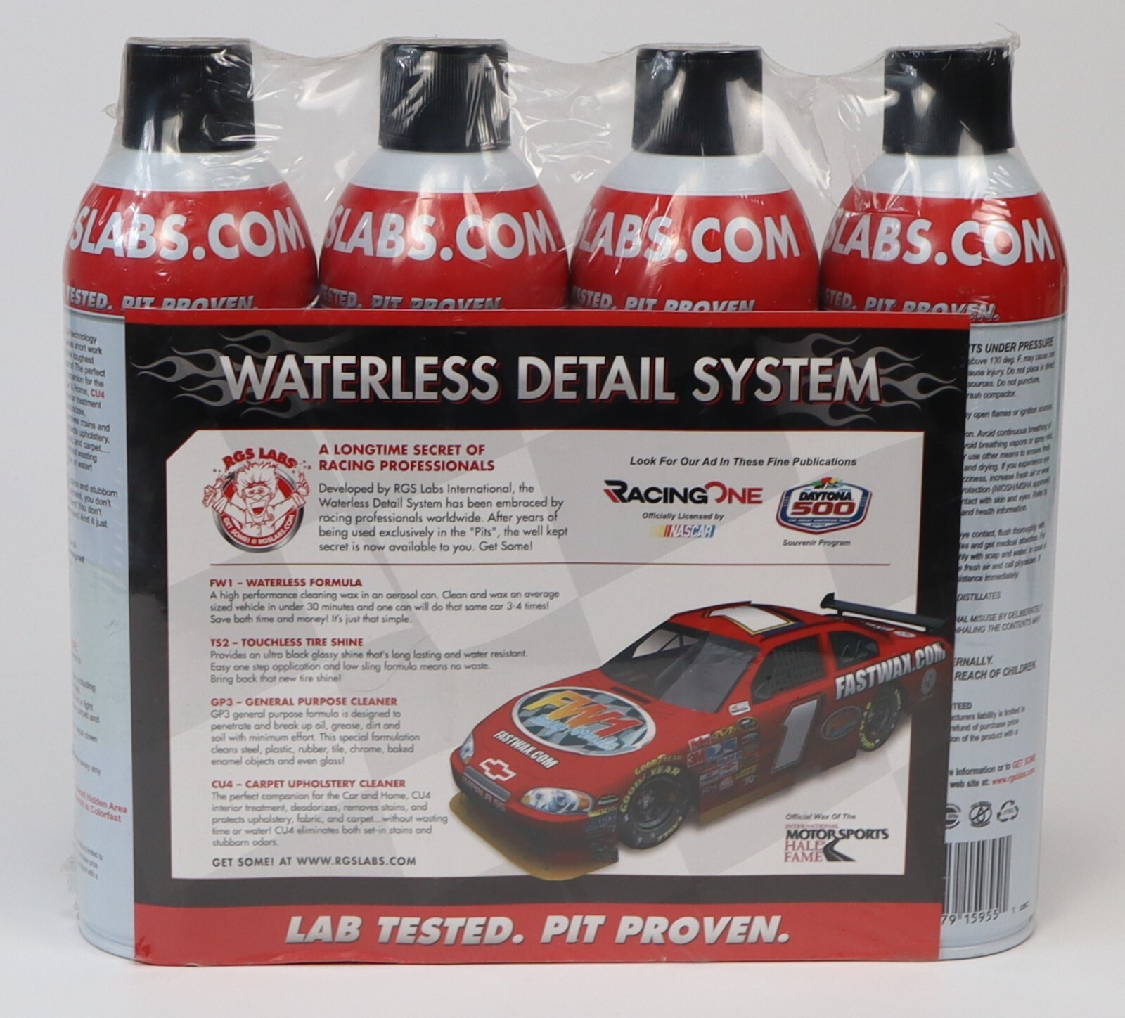 RGS Labs Waterless Detail System FW1 TS2 GP3 & CU4 Auto Detail 4 Pack