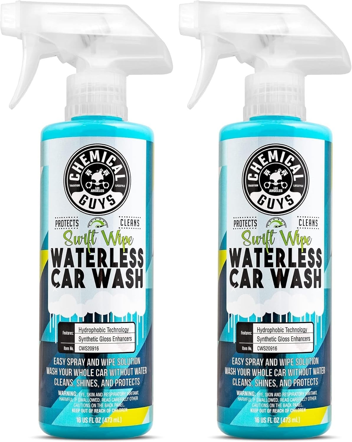 Chemical Guys CWS20916 Swift Wipe Sprayable Waterless Car Wash, Easily Clean
