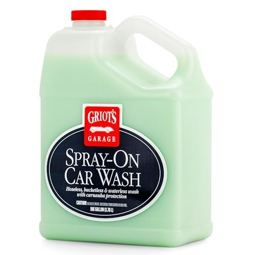 Rinseless Waterless Car Wash Spray – No Hose, No Bucket, Carnauba Wax Protection