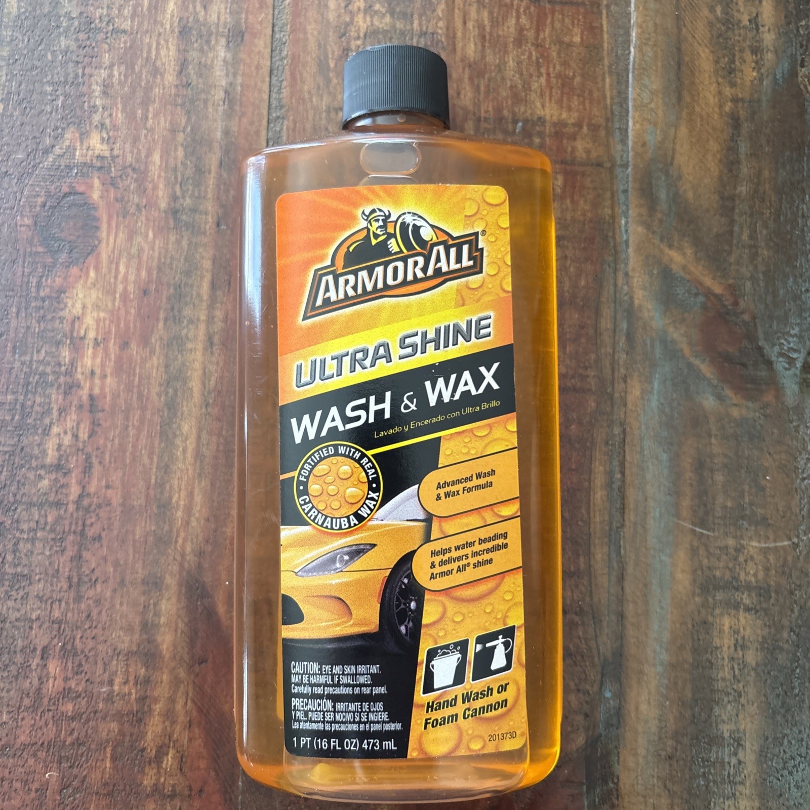 Armor All Ultra Shine Wash & Wax Cleaner for Cars, Trucks Etc 16 fl oz New