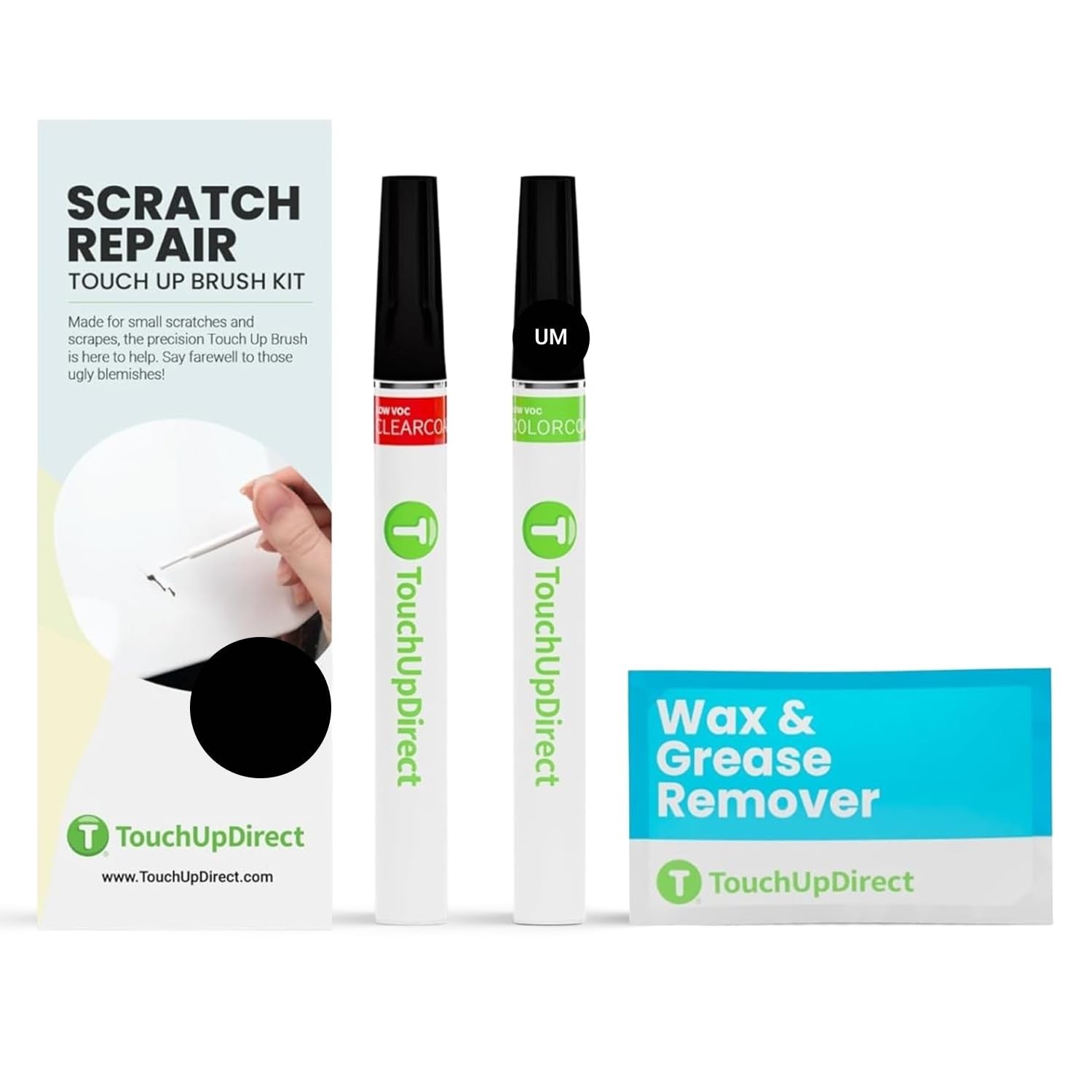 Auto Scratch Repair Brush Kit – Compatible with UM Agate Black Paint, Touch Up &