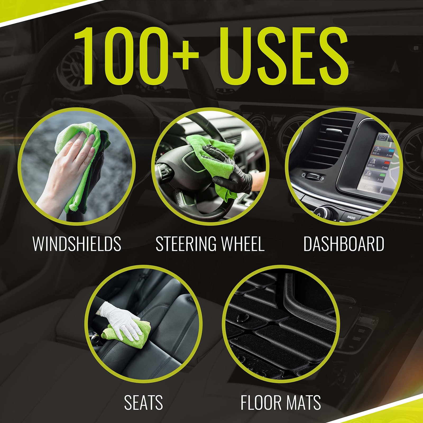 32 Oz Car Detailing Kit With Microfiber Towel “ Exterior Or Interior Car Cleaner