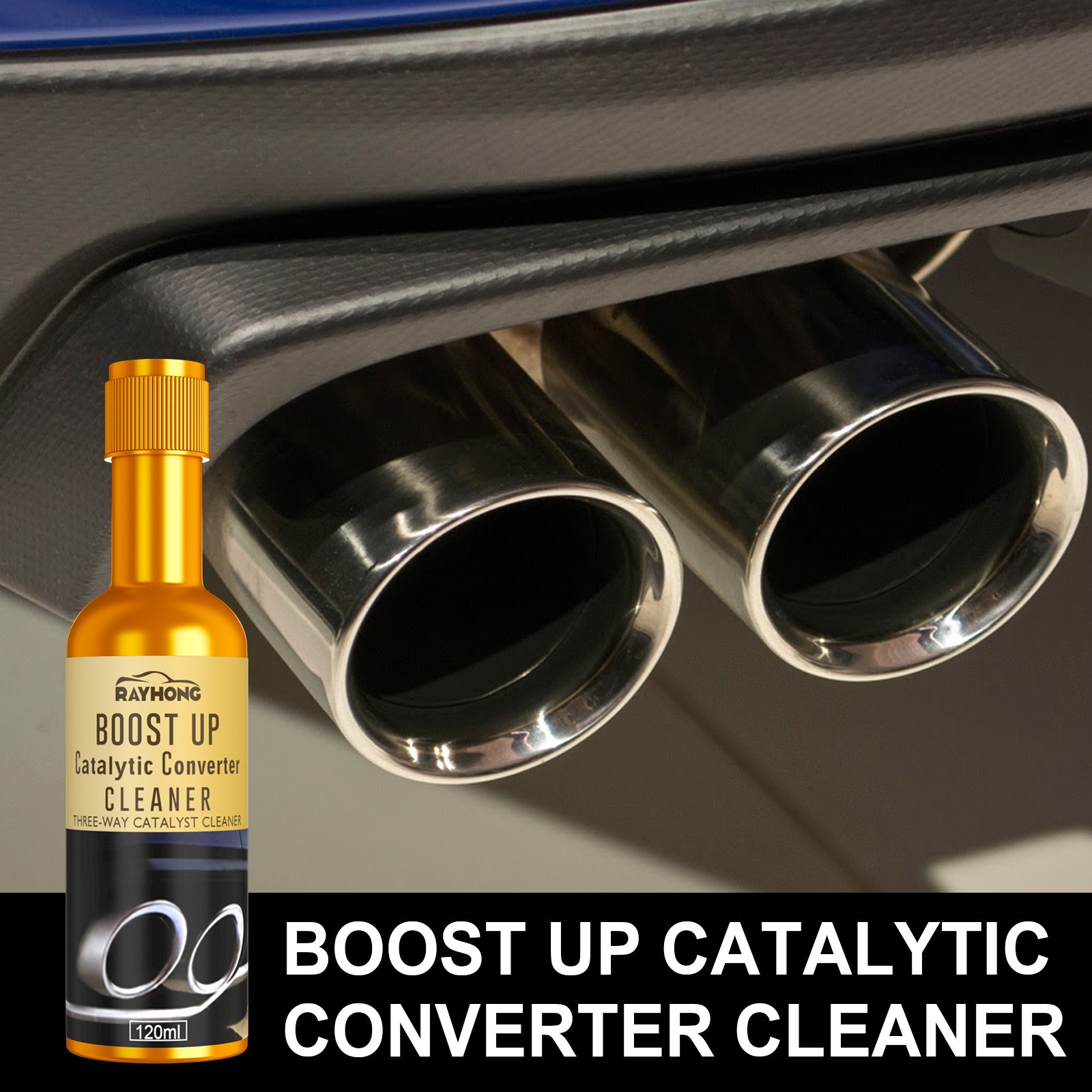 Ternary Catalyst Cleaner Removes Stubborn Carbon Deposits from Exhaust System