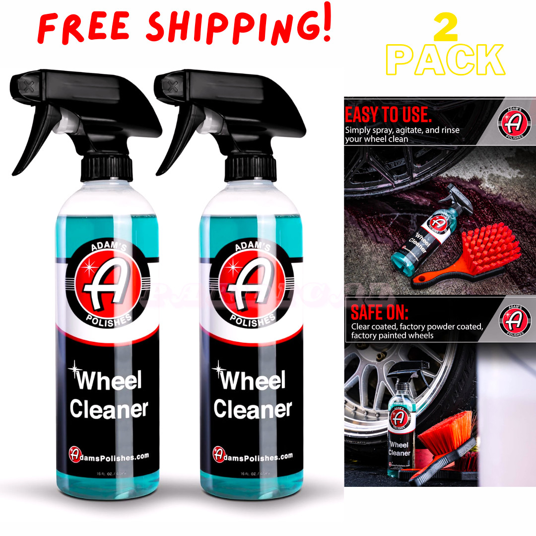 Adam’s Polishes Adam’s Wheel Cleaner 2-Pack – Tough Wheel Cleaning Spray for Car