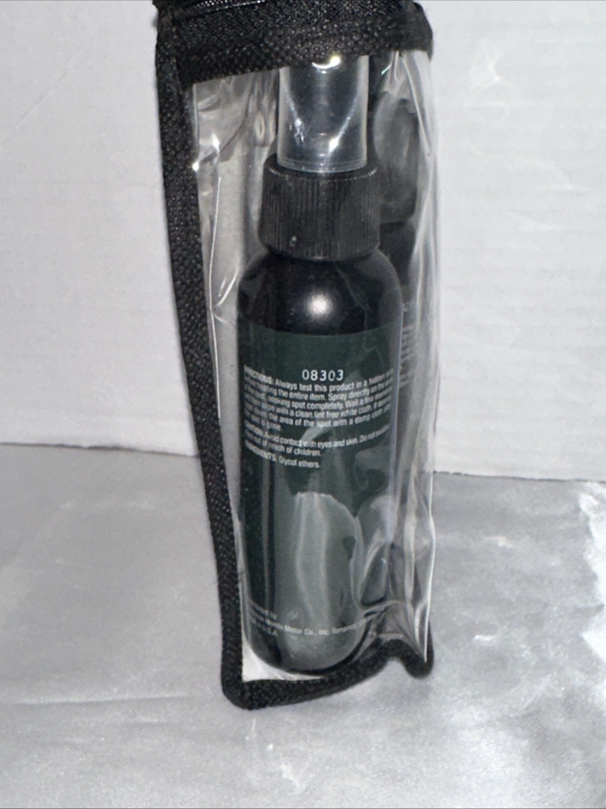 Genuine Honda Car Care Kit 08700-9211 Clear Storage Bag Glass Leather Carpet