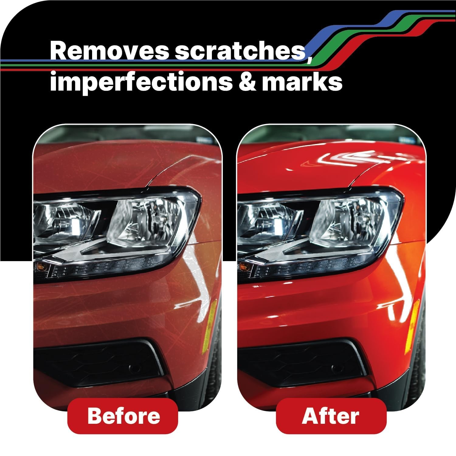 LAUCO Paint Correction Compounds Step 1, 2, 3, Swirl Remover 8oz Kits, with…