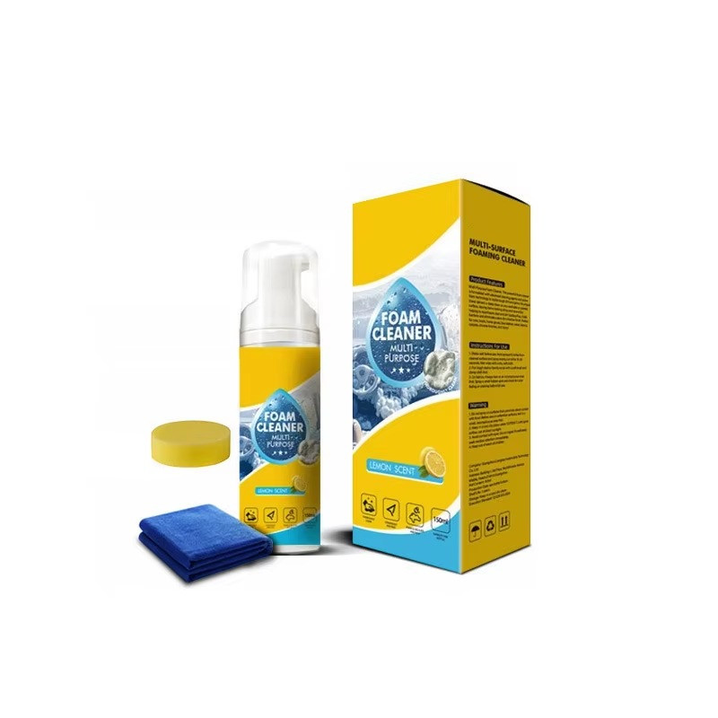 Wash Free Foam Car Interior Cleaner for Seats Roof Leather Care Spray ✅