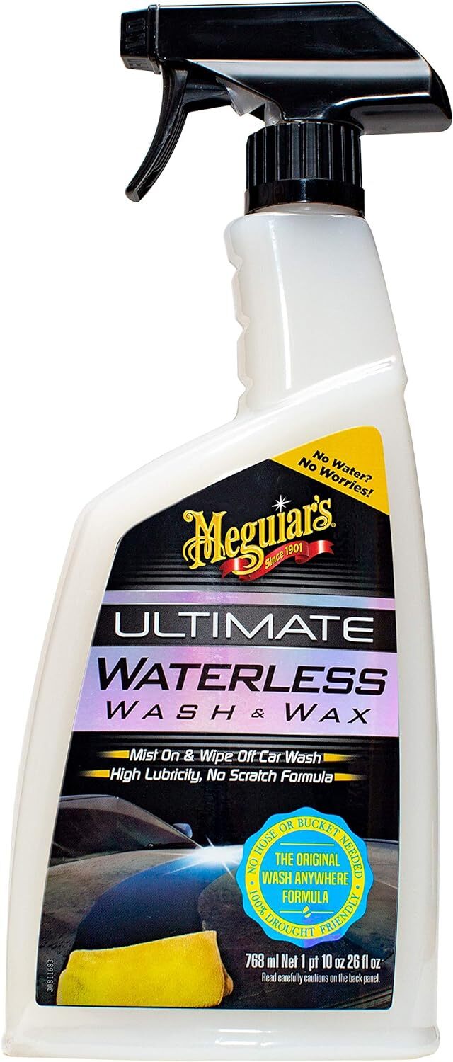 Ultimate Waterless Wash & Wax – Scratch-Free Waterless Quick and Easy – 26 Oz