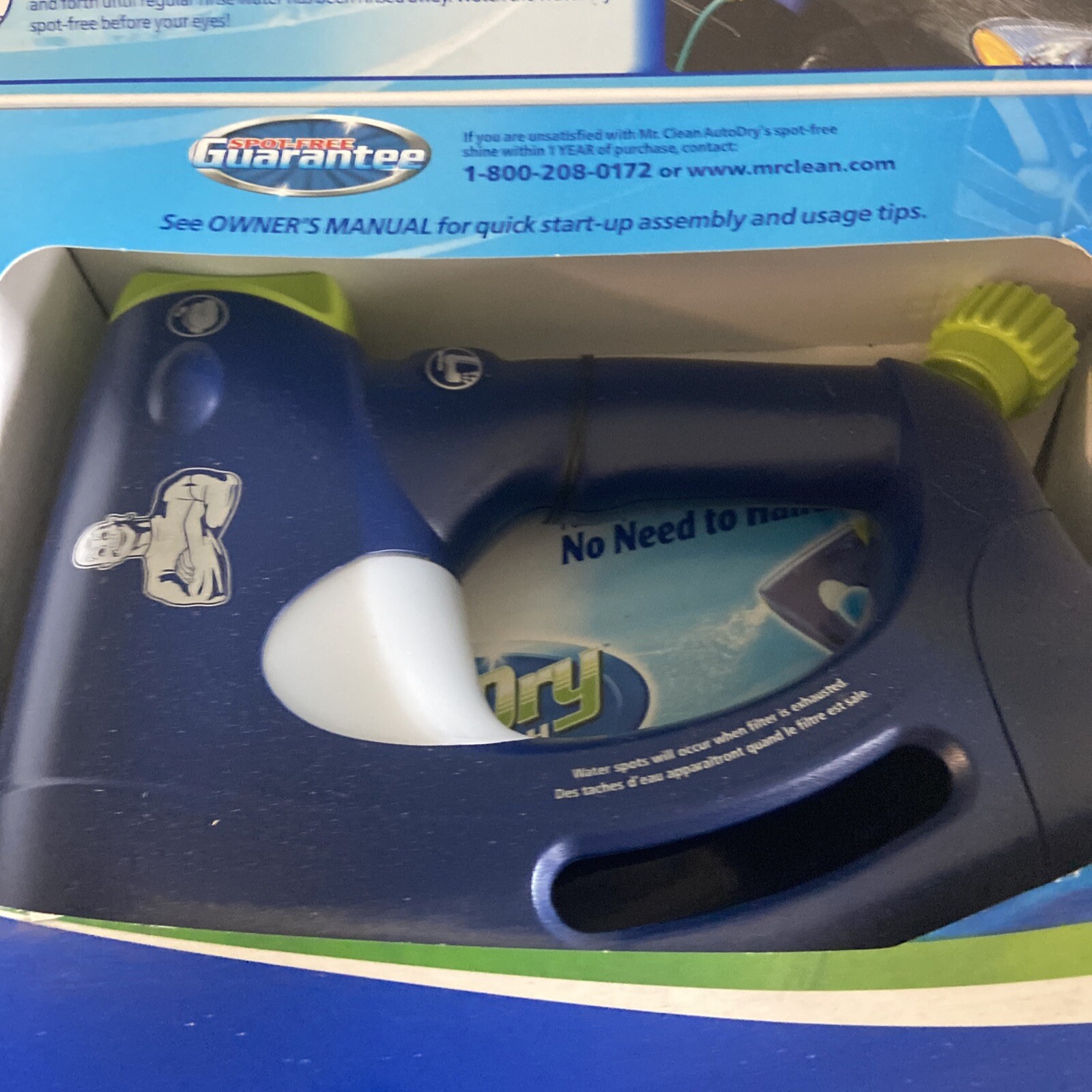 Mr. Clean Auto Dry Car Wash System Spot Free Device Soap and Starter Filter NEW