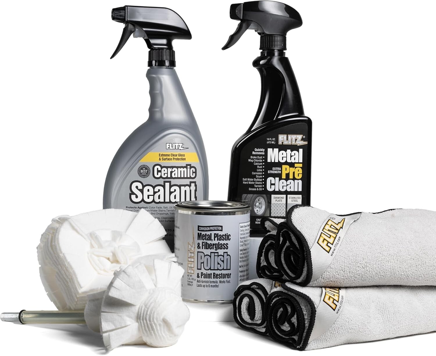 Complete Auto Detailing Kit – Polish, Sealant, and Buffing Tools for Restoration