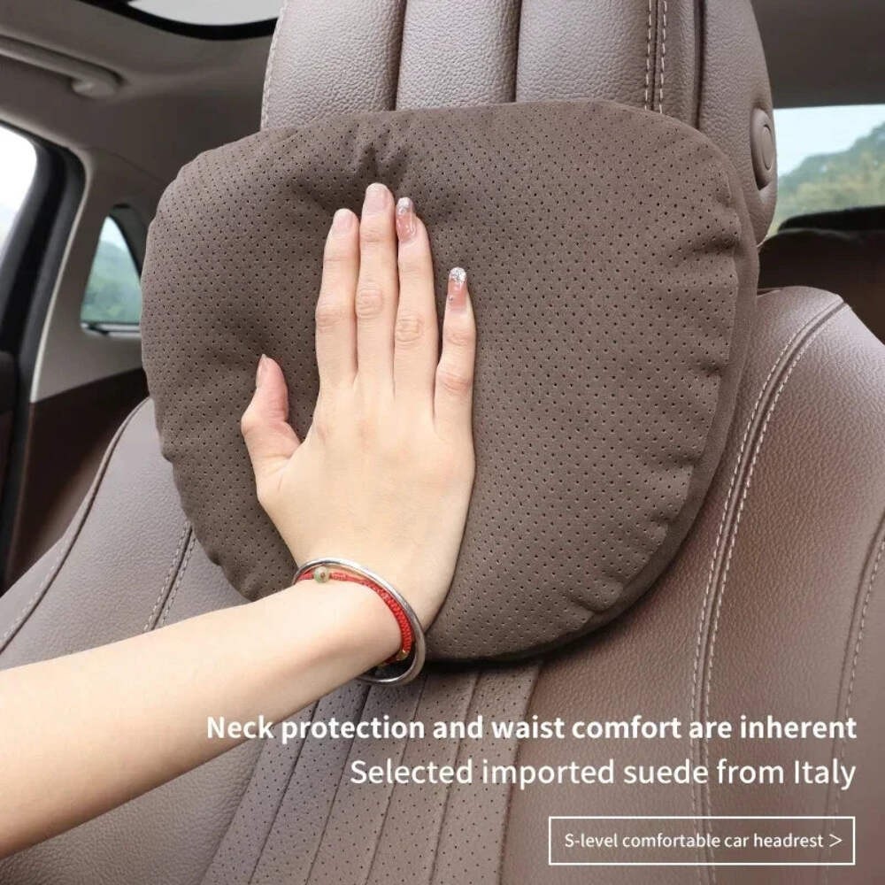 Car Headrest Neck Support Seat Maybach Design S Class Soft Universal Interior