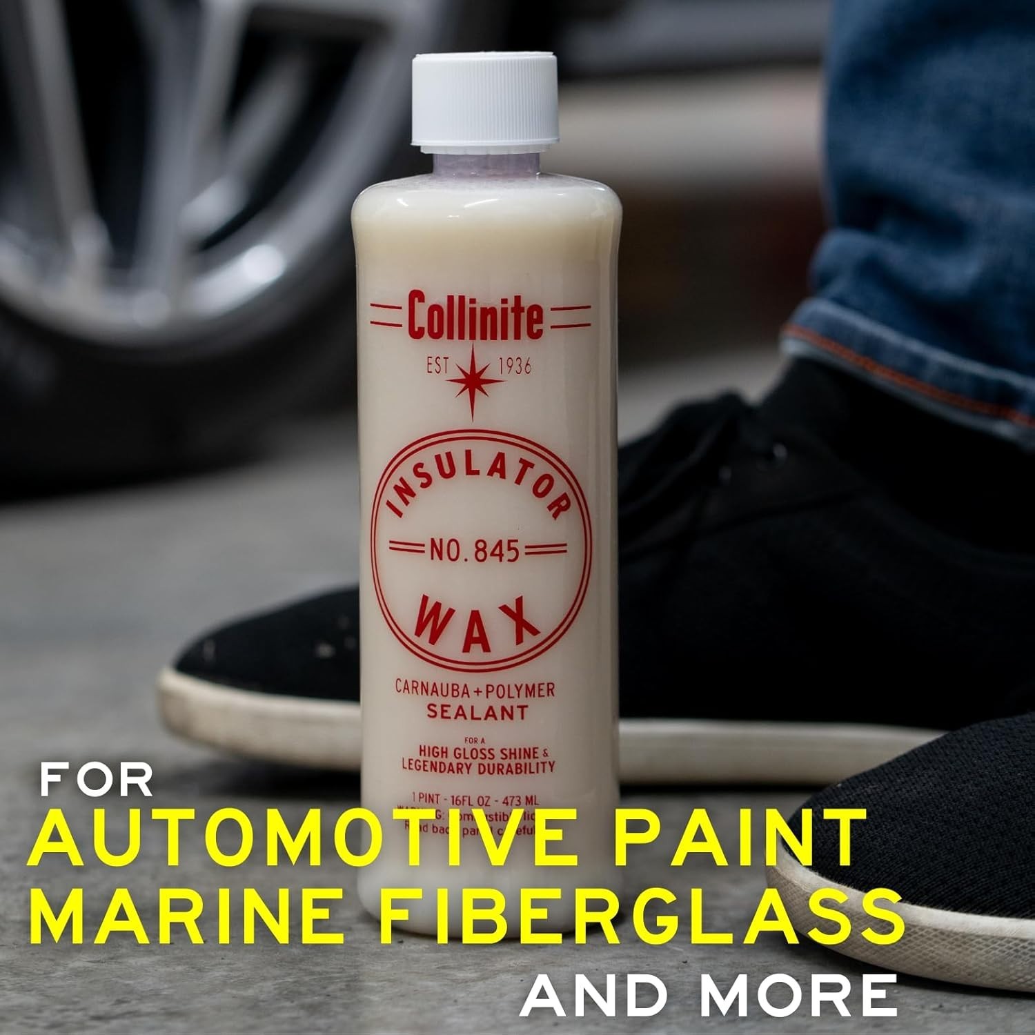 Ultimate No. 845 Car Wax with Microfiber Set – High Gloss & Water Beading