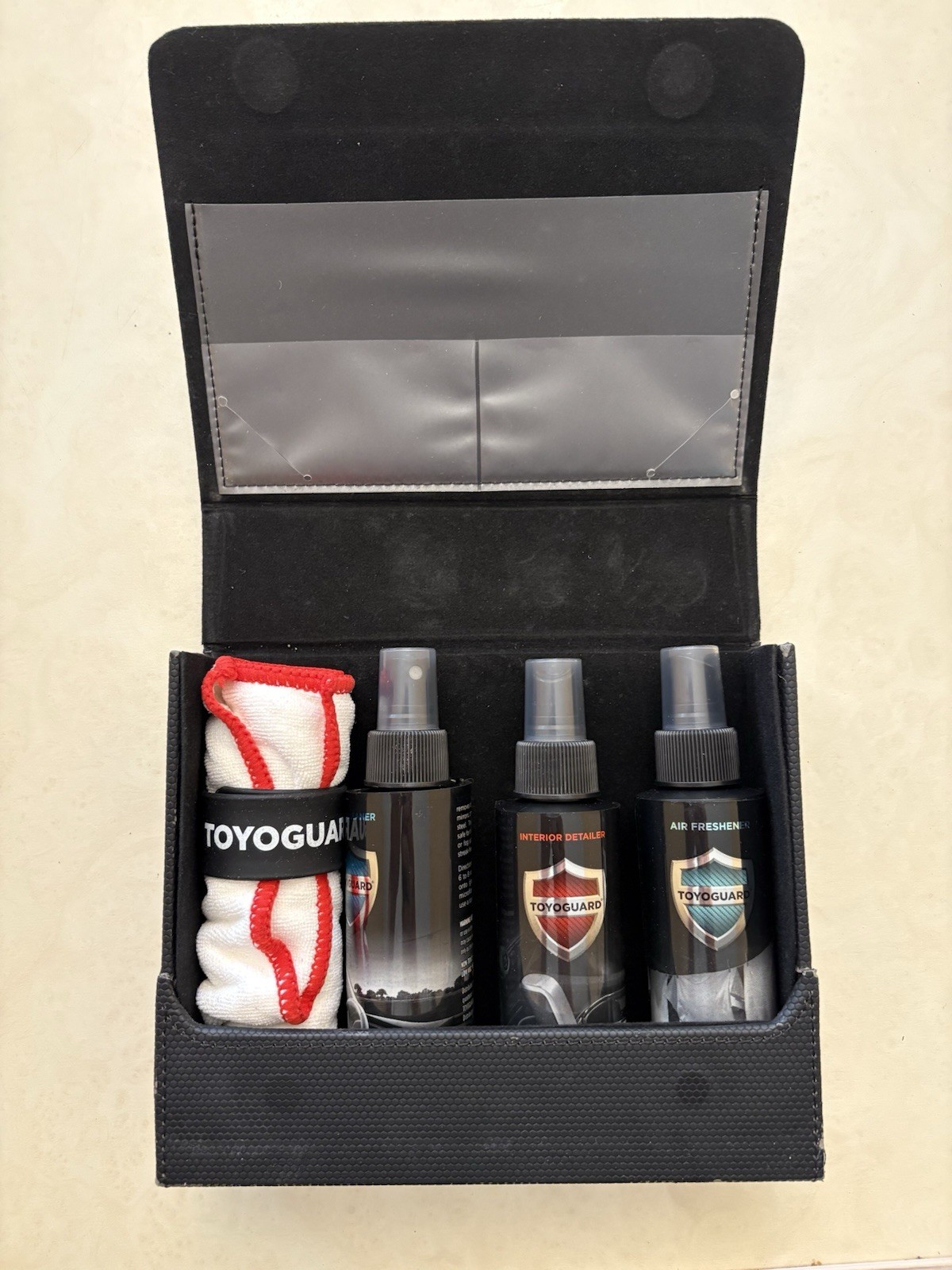 New Old Stock Toyota Toyoguard Car Cleaning Kit – Open Box