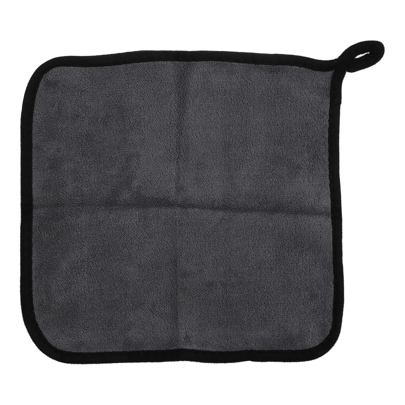 1pcs Microfibre Car Drying Towel 9.84″x9.84″ Extra Large 500 GSM Gray Yellow