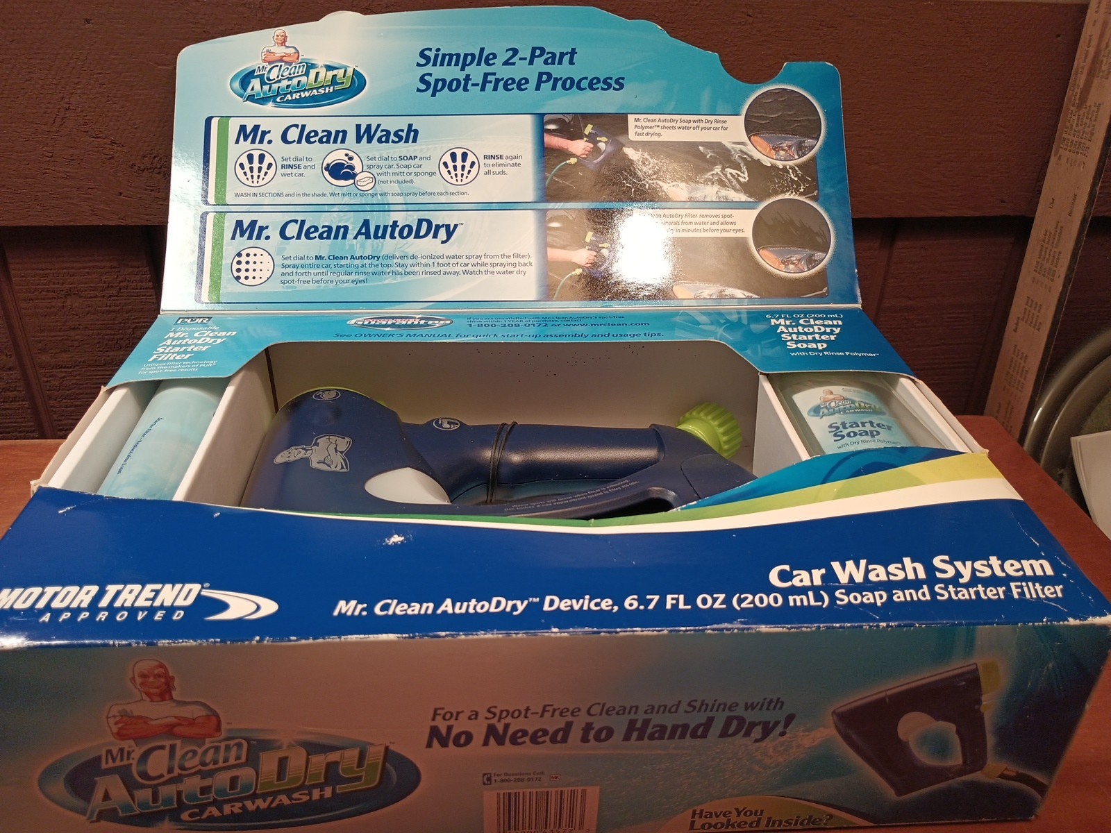 Mr Clean Auto Dry Car Wash Spot-Free Clean & Shine Spray System Starter Kit