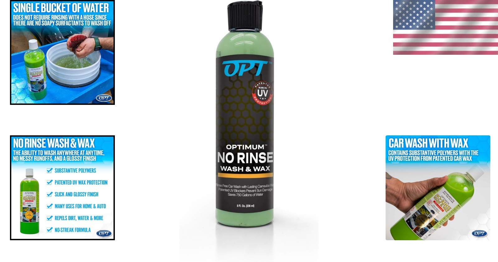 Car Cleaning Made Easy – Optimum No Rinse Wash & Wax 8 Oz. with Carnauba