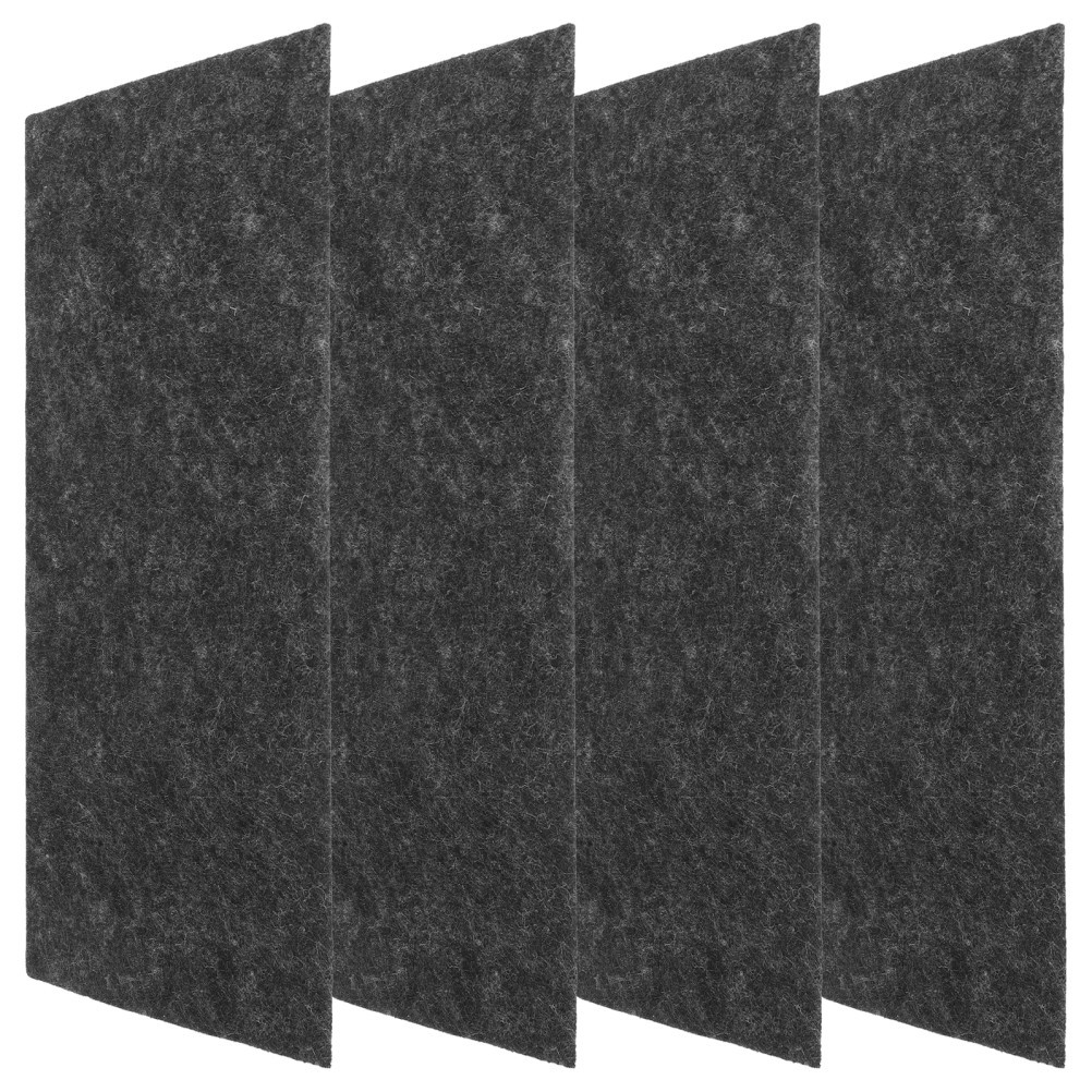 4Pcs Durable Nano Car Scratch Remover Cloth for Vehicle Paint Restoration Grey