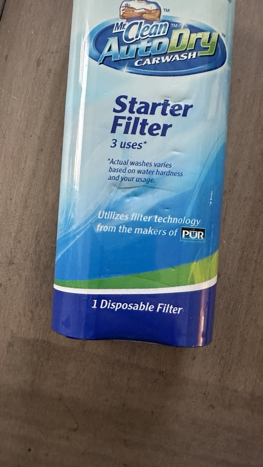 Mr Clean Auto Dry STARTER filter 3 Uses New Sealed