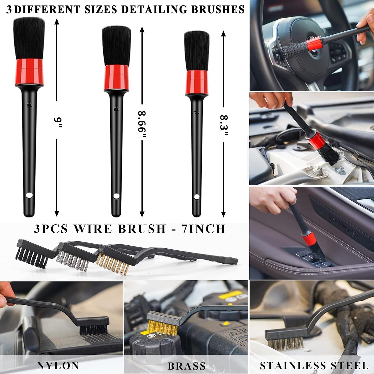 Ultimate 20-Pcs Car Care Kit with Handheld Vacuum & Essential Detailing Tools