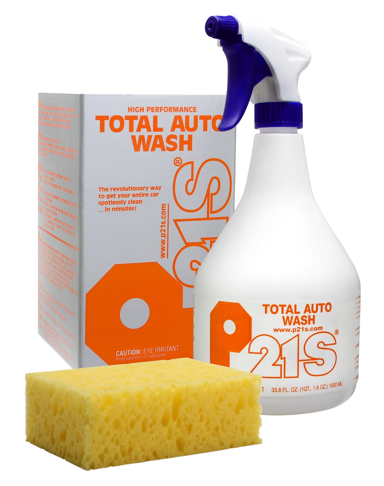 Auto Wash with Sprayer 1000ml 33.8 Fl Oz White P21S 13001B W Sprayer