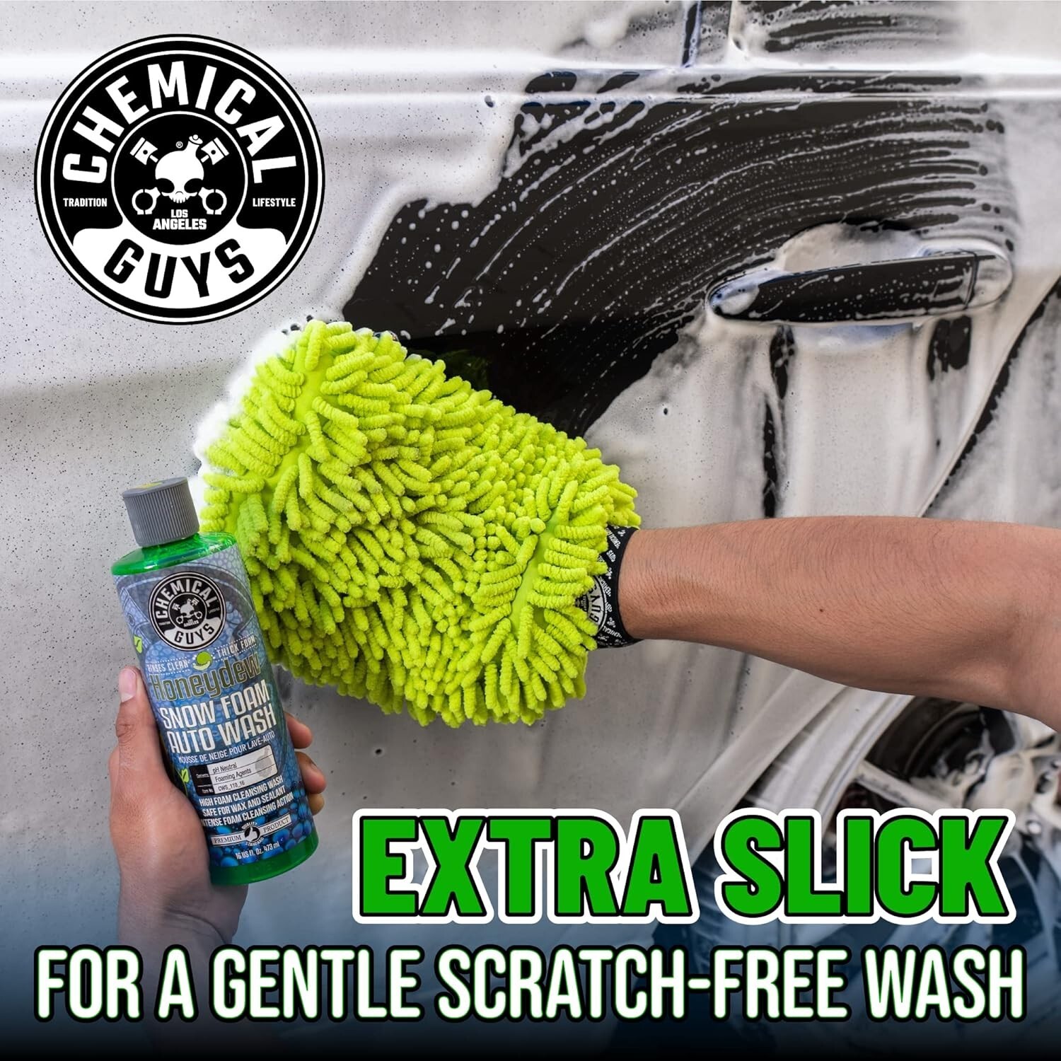 Chemical Guys ACC_326 Foam Gun Car Wash Kit w/Mitt & 3 Chems (~ HOL126/HOL148)