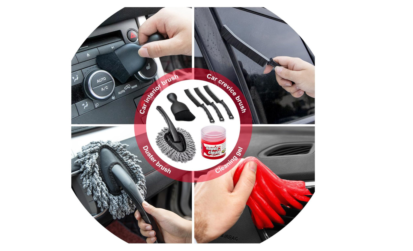47-Piece Car Wash & Detailing Kit with Vacuum, Brushes & Towels