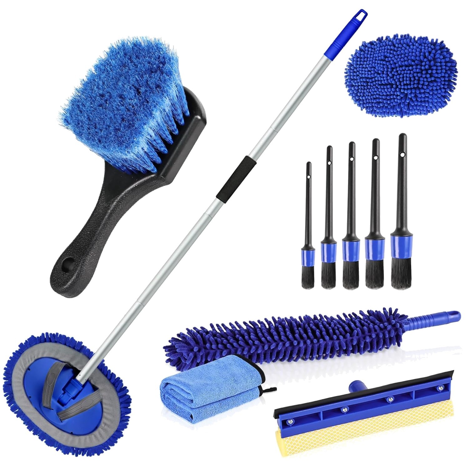 Ultimate 10-Piece Car Wash Brush Kit
