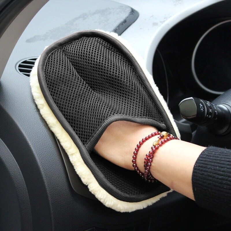 Styling Wool Soft Car Washing Gloves Cleaning Brush Motorcycle Washer Products