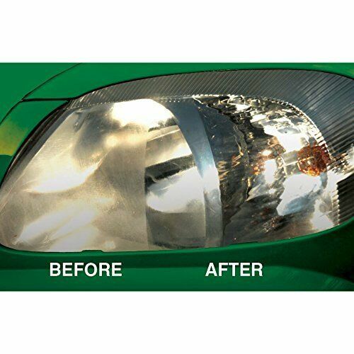 Turtle Wax Auto Car HEADLIGHT LENS RESTORER Polish Kit ~ Over 1 Year Protection