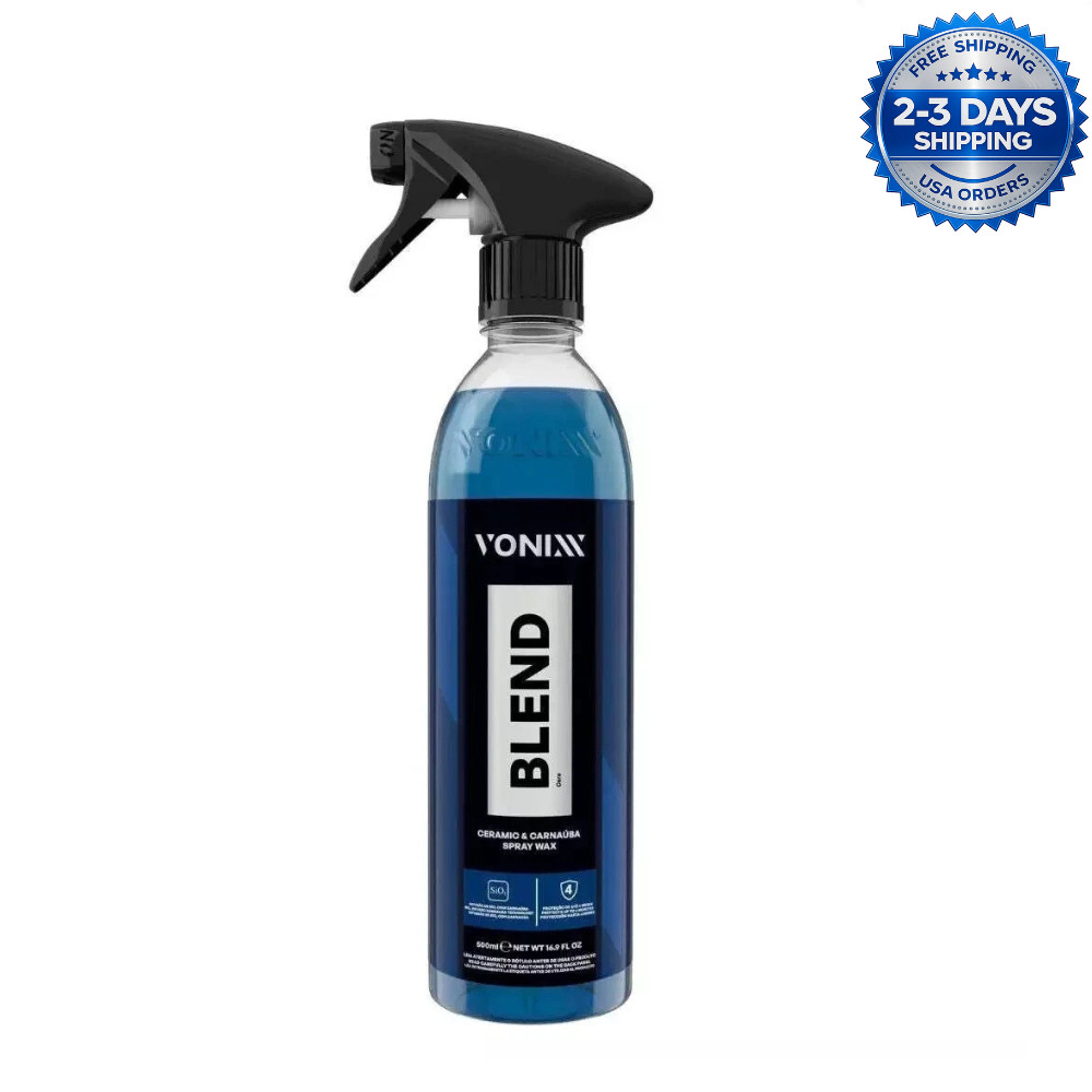 Vonixx Blend Ceramic & Carnauba Liquid Wax 500ml – SiO2 Hybrid Spray Wax Gloss