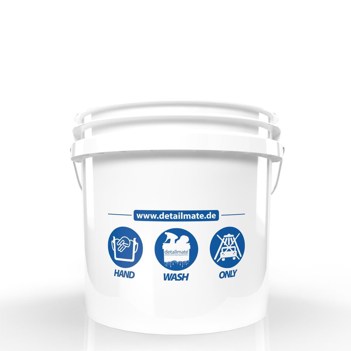 wash bucket Auto GritGuard USA Wascheimer 3,5 GAL – 13 Liter Detailmate Logo