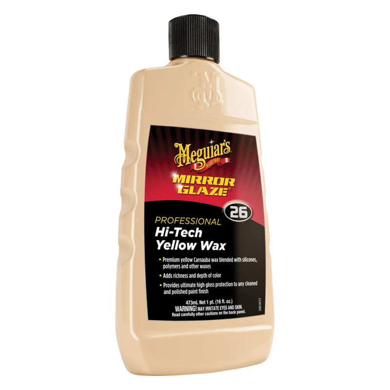 Meguiars M2616 Mirror Glaze Hi-Tech Bottle Yellow Wax