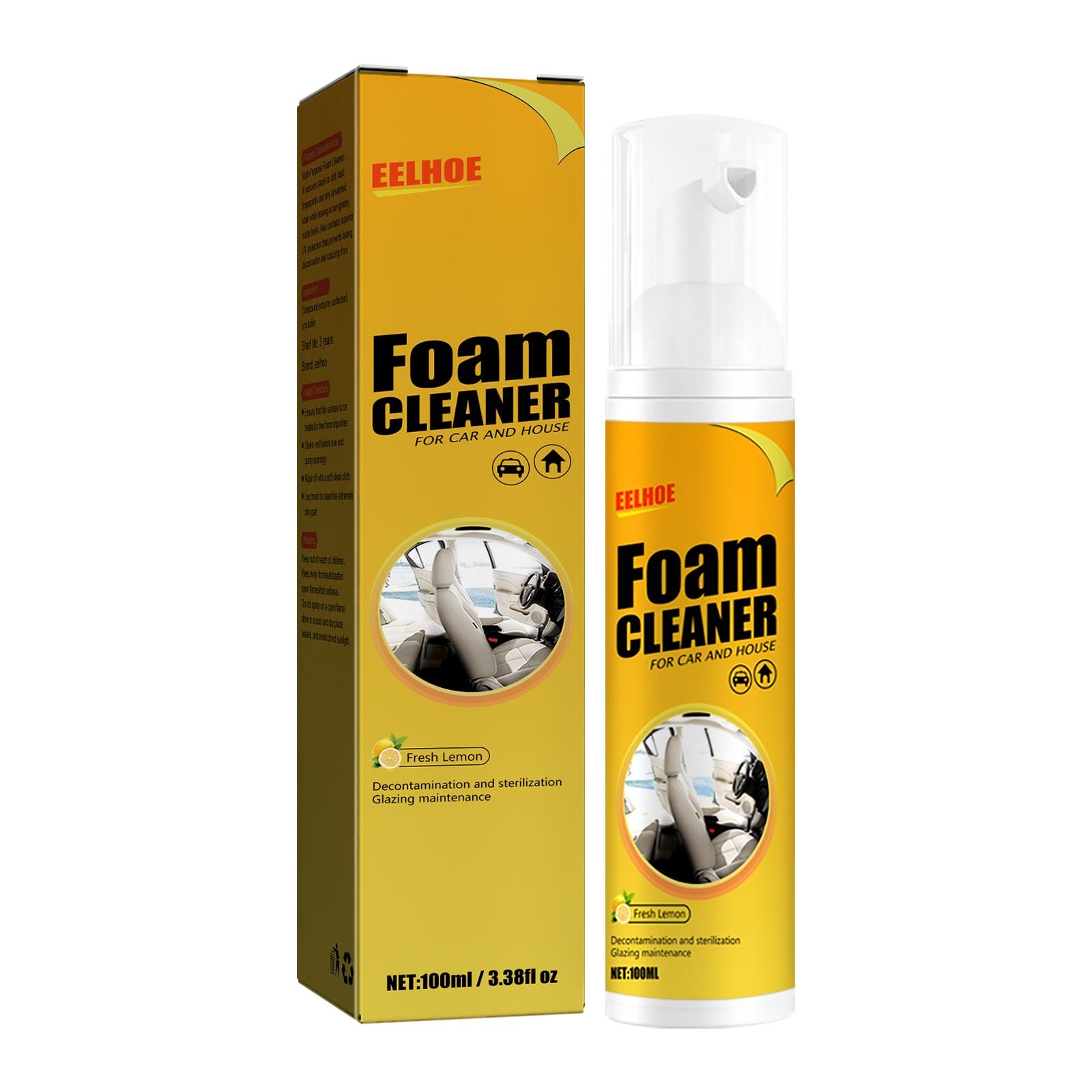 Bioenzyme Repair & Foam Cleaner Kit for Car Interiors – Fast, Gentle, Deep Clean