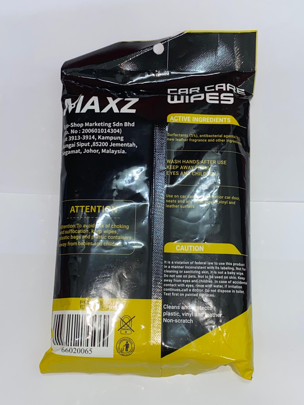 PROTECTANT WIPES CAR CARE PLASTIC,VINYL GUARDS AGAINTS UV Light & Shines
