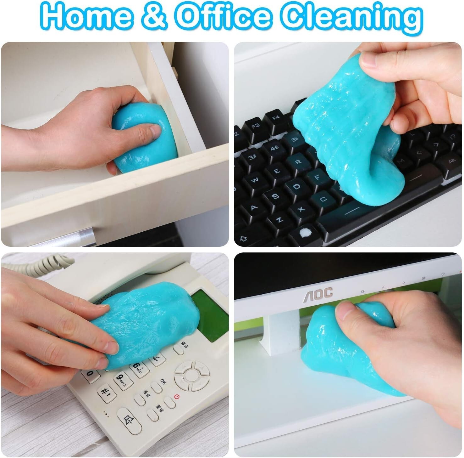 PULIDIKI Car Cleaning Gel Car Cleaning Putty Kit Slime Cleaner Interior Auto
