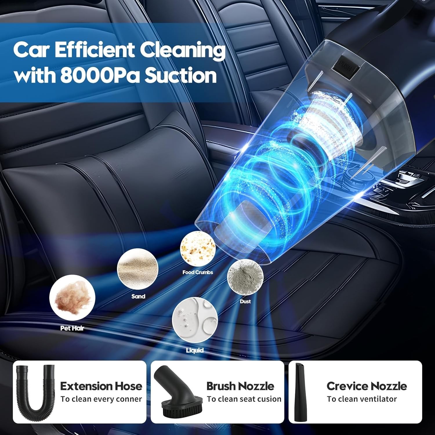 45Pcs Car Detailing Kit, Car Detailing Brush Set, Car Wash Cleaning Kit, Car …