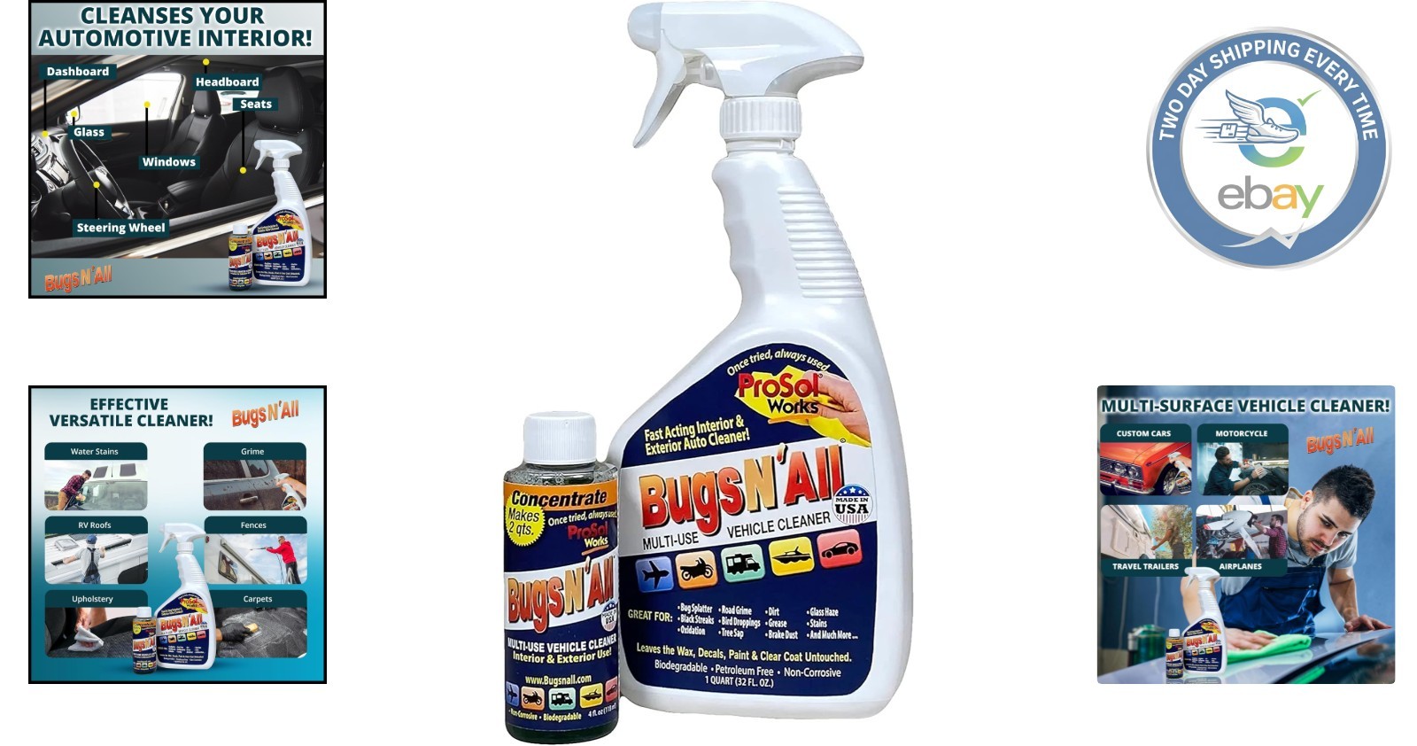 Professional-Grade 4 oz Car Degreaser & Bug Remover – Safe & Effective Solution