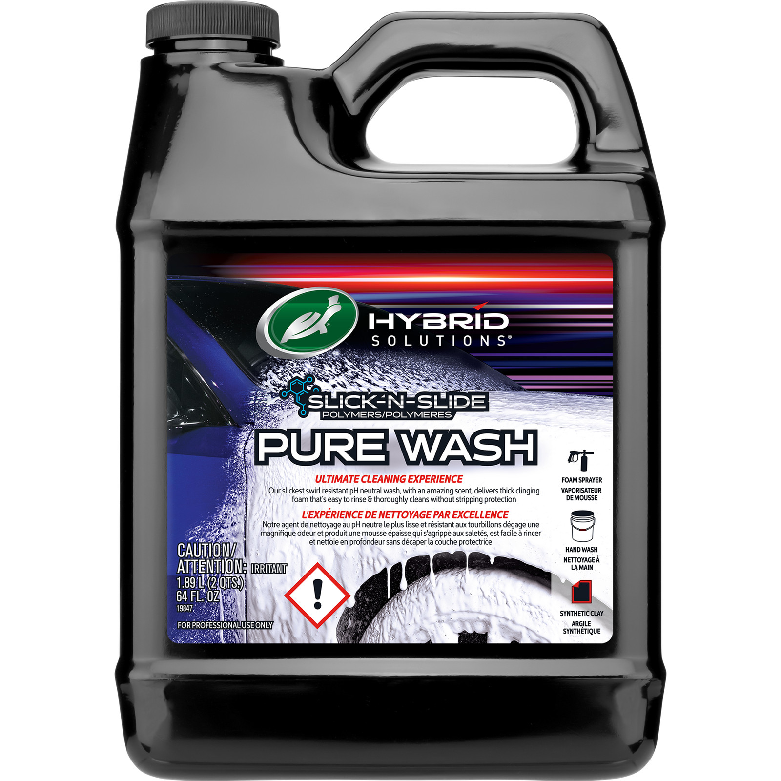 Turtle Wax Hybrid Solutions Pro Slick & Slide Pure Wash 64 fl oz