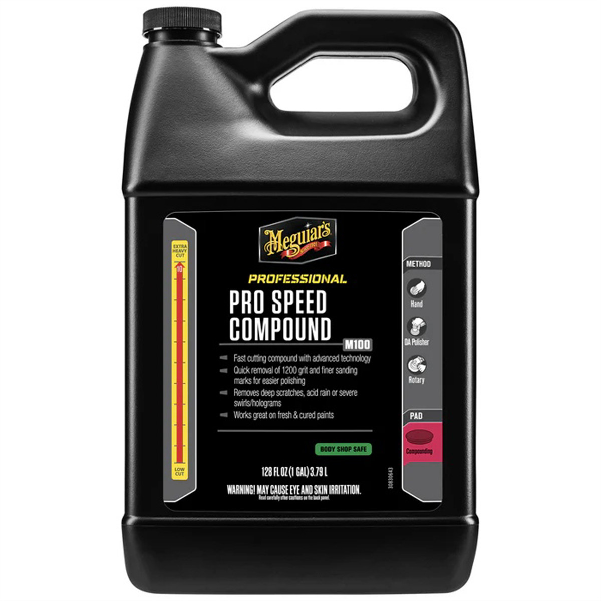 Meguiars M10001 Pro Speed Compound One Gallon Fast Cutting Paint Formula
