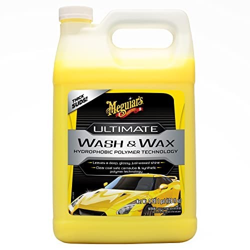 Ultimate Wash and Wax Car Soap – Cleans, Shines & Protects, pH Balanced, 1 Gallo