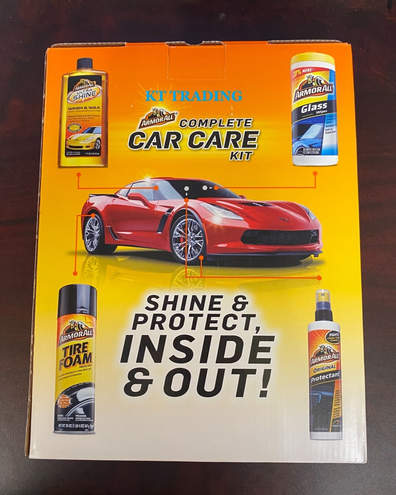 Armor All COMPLETE CAR CARE KIT Essentials for Cleaning Wax Detailing Inside Out