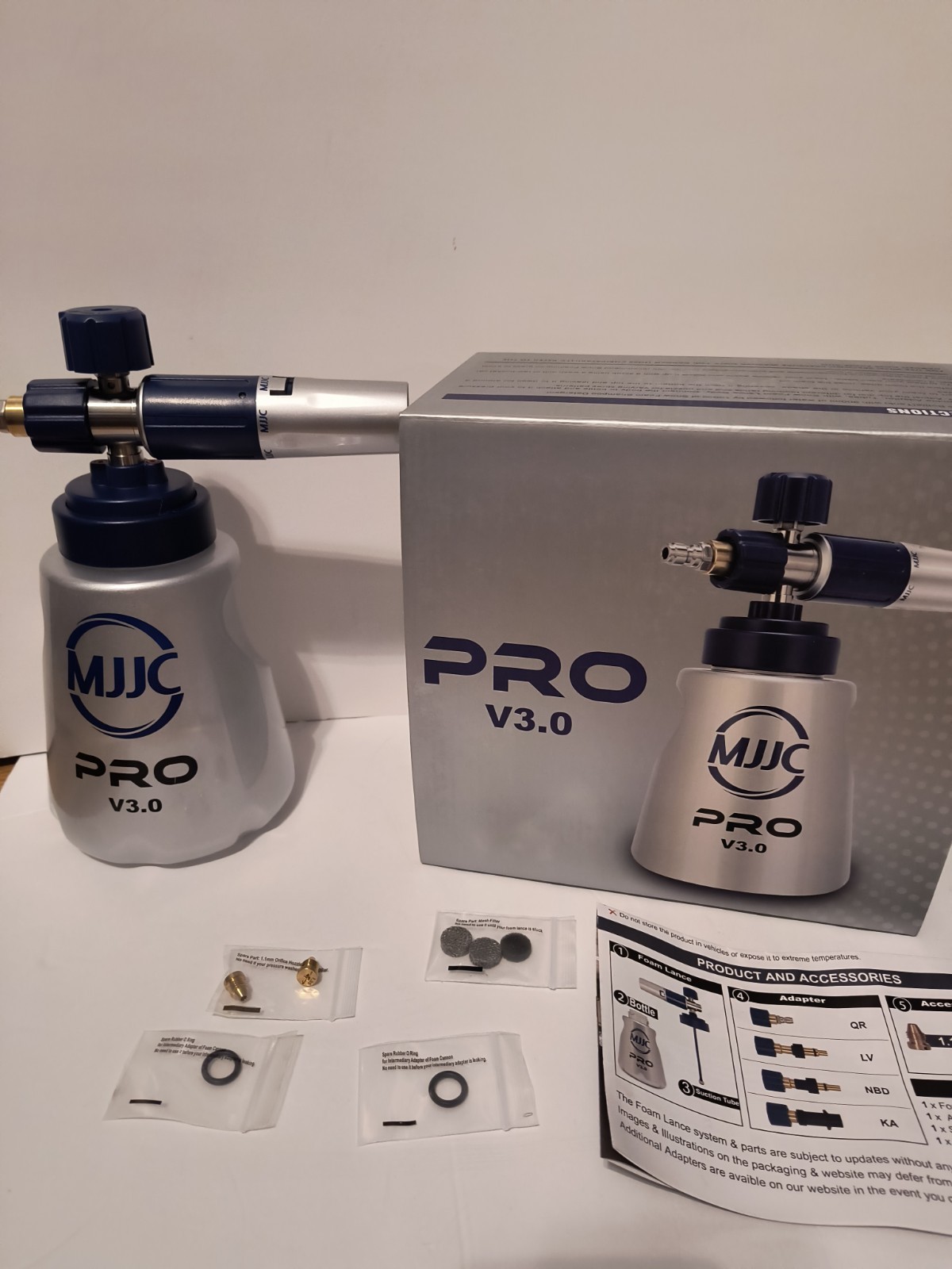 MJJC Foam Cannon PRO V3.0 NEW UPDATED BOTTLE Brand NEW