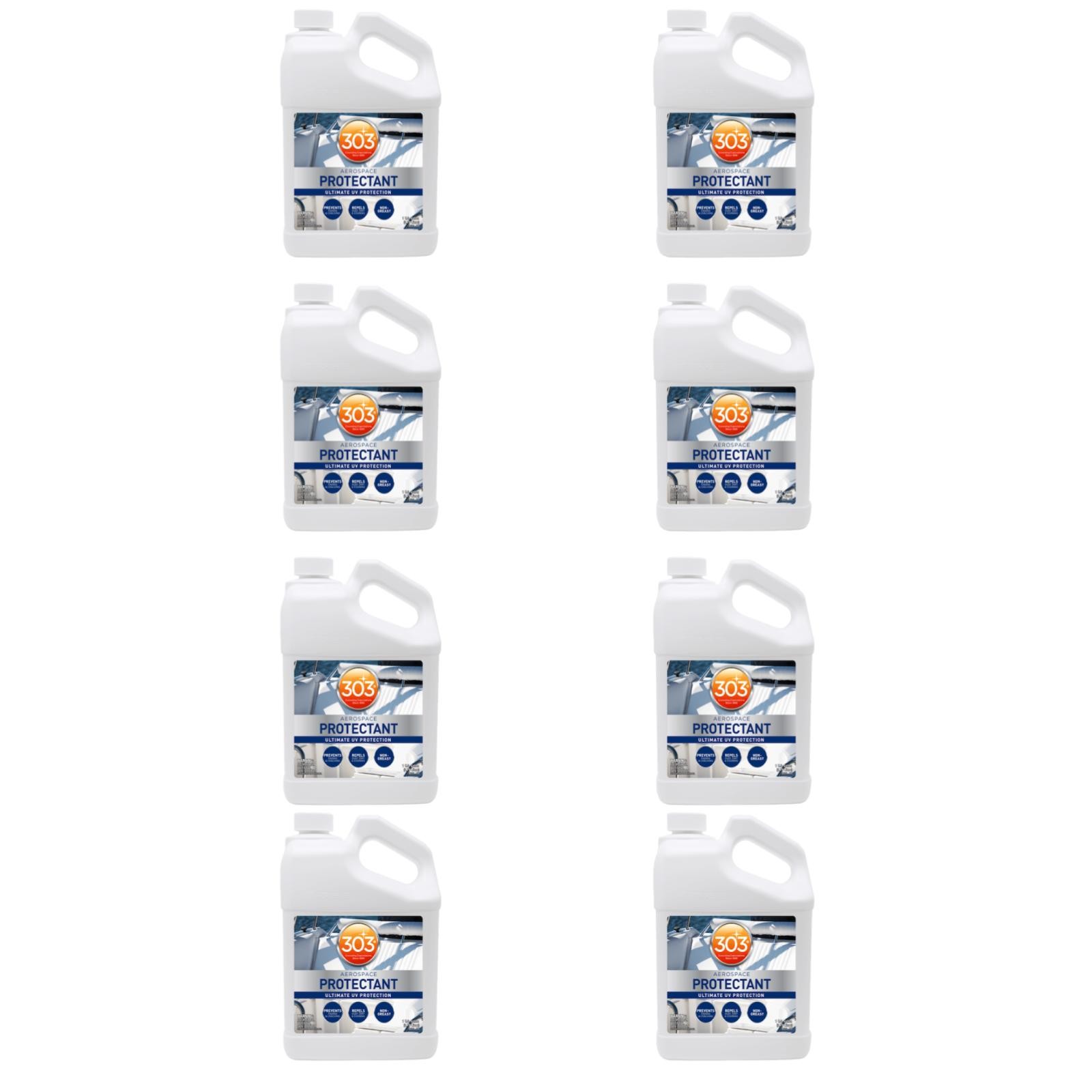 303 Products 30370 Set of 8 Marine & Recreation Aerospace Protectant 1 Gal. Jug
