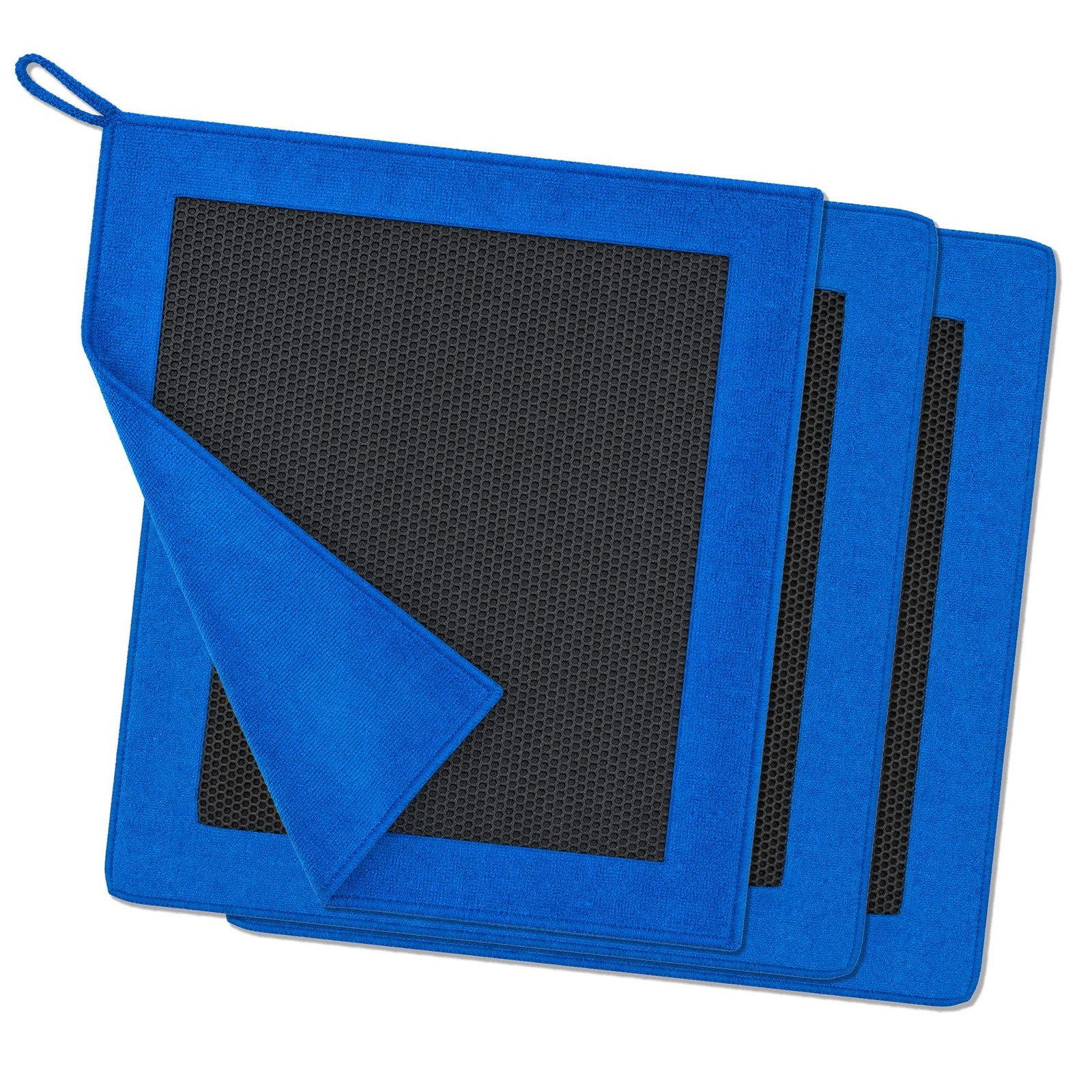 ROVLET Clay Towel – Auto Detailing bar – 12in. x 12in., Blue