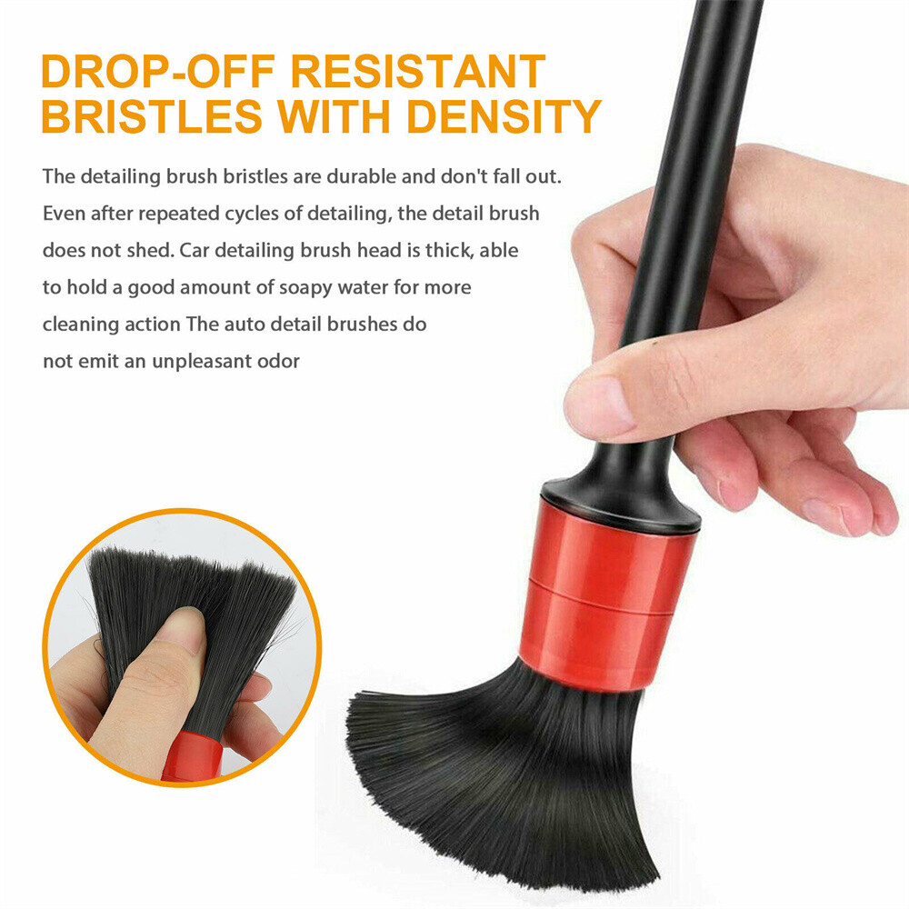 Car Detailing Brush Wash Auto Detailing Cleaning Kit Engine for Wheel Clean Set