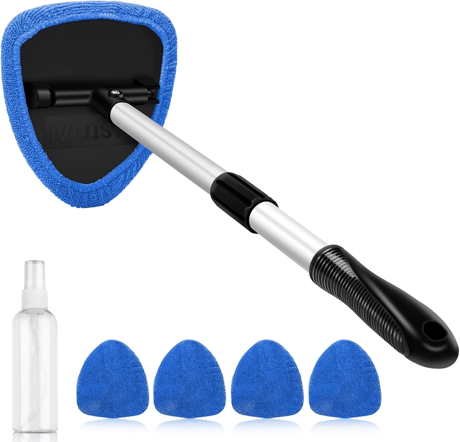 AstroAI Windshield Cleaner Tool Car Interior Detailing Cleaning Kit with Extenda