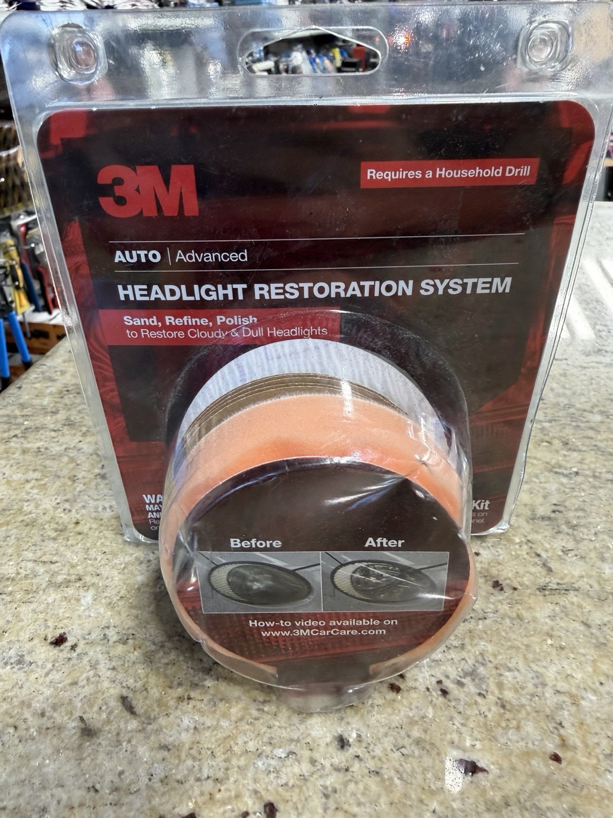 3M Headlight Lens Restoration System, 39008, 1 Kit