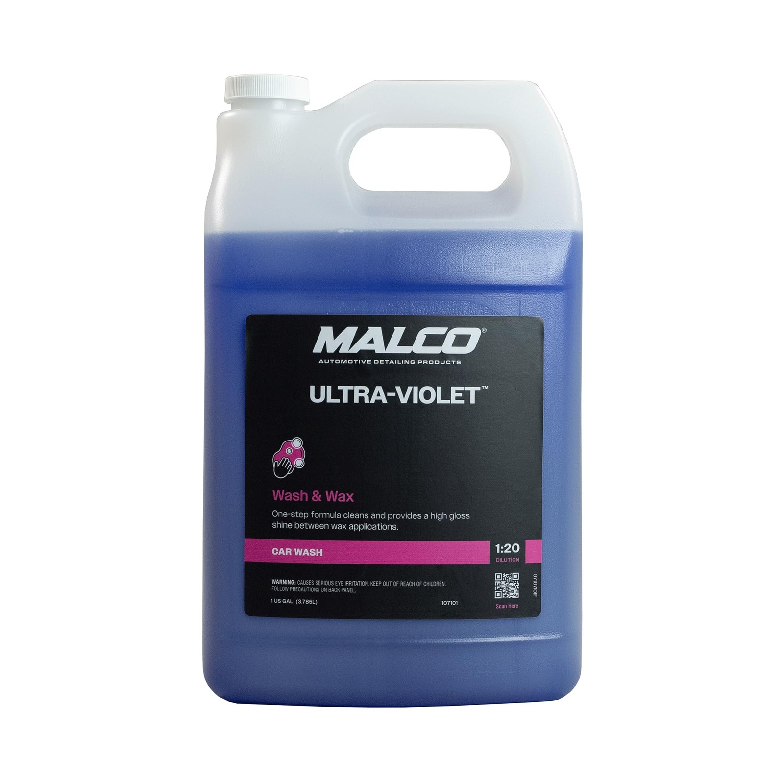 Malco Ultra Violet Premium Wash’n Wax – Best 2-In-1 Car 128 Fl Oz (Pack of 1)