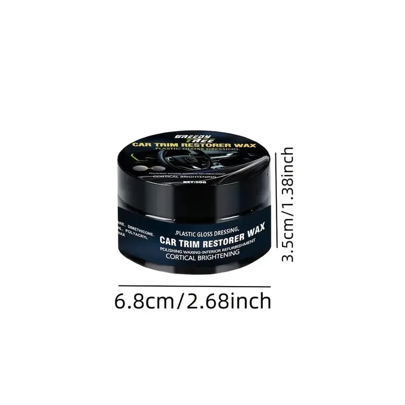 Car Plastic Repair Wax Interior Panel Renewal Coating Agent Polish